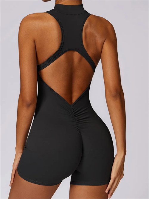 Комбинезон спортивный для фитнеса и танцев SeKombez-fitnes-black