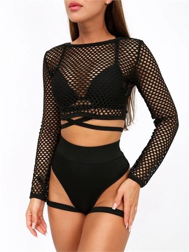 Топ для танцев pole dance пилона tshirtsetkatshirtsetka-black