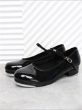 Туфли для степа чечетки лаковые Tufli-Step-Black