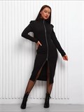 Платье карандаш обтягивающее с молнией SeDress-molnia-black