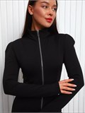 Платье карандаш обтягивающее с молнией SeDress-molnia-black