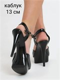 Стрипы единички босоножки ZZBosson-srtip13-black