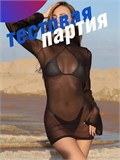 Платье прозрачное мини пляжное ZZSeDress-Isabella-black