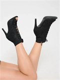 HIGH HEELS туфли для танцев хилсы блестящие ZZShine10-heels-black