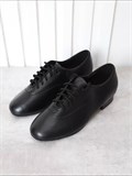 Туфли танцевальные обувь для бальных танцев латина Lat-manmatte2-black