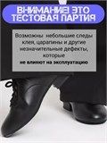 Туфли танцевальные обувь для бальных танцев латина ZZLat-manmatte2-black
