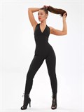 Комбинезон для танцев high heels и фитнеса SeKomb-sport-black