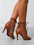 Хиллс туфли для танцев на каблуке 9,5 см SeMary-heels-brown