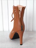 Хиллс туфли для танцев на каблуке 9,5 см SeMary-heels-brown