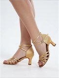Туфли для бальных танцев латина Latina7-woman-gold
