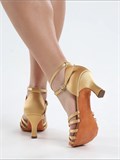 Туфли для бальных танцев латина Latina7-woman-gold