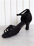 Туфли танцевальные обувь для бальных танцев латина женские Latina7-woman-black