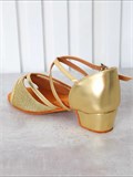 Туфли танцевальные обувь для бальных танцев латина Latina-shine-gold