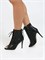 Хилсы для танцев из натуральной кожи Natur-heels-black