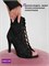 HIGH HEELS туфли для танцев хилсы блестящие Shine10-heels-black