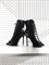 Хилсы на литой колодке для танцев high heels Lit-zamsha-black