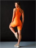 Костюм спортивный с велосипедками Kostum-assim-orange