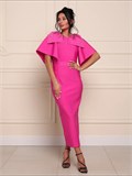 Платье бандажное вечернее яркое SeDress-Lux-pink