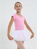 Купальник гимнастический с юбкой SeKupalnik-horeo-rose