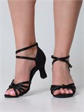 Туфли для танцев латина Samba7-woman-black