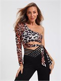 Топ с леопардовым принтом SeTop-leopard