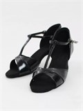 Туфли для танцев латина Latina-koga5-black