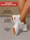 Кроссовки для танцев Jazovki-orange-white