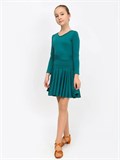 Рейтинговое платье костюм для спортивных танцев бальное valsdress-green