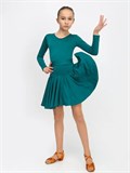 Рейтинговое платье костюм для спортивных танцев бальное valsdress-green