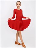 Рейтинговое платье костюм для спортивных танцев бальное valsdress-red