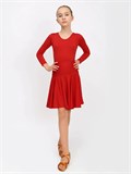 Рейтинговое платье костюм для спортивных танцев бальное valsdress-red