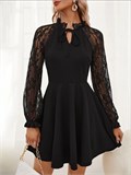 Платье вечернее черное короткое SeDress-party-black