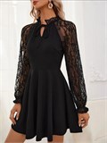 Платье вечернее черное короткое SeDress-party-black