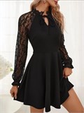Платье вечернее черное короткое SeDress-party-black